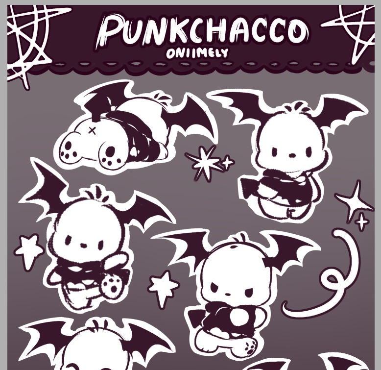 Oniimely's tweet photo. Okay so imagine sanrio characters.. but hell versions!!

call it SINrio?? https://t.co/8pEAHxx4AC