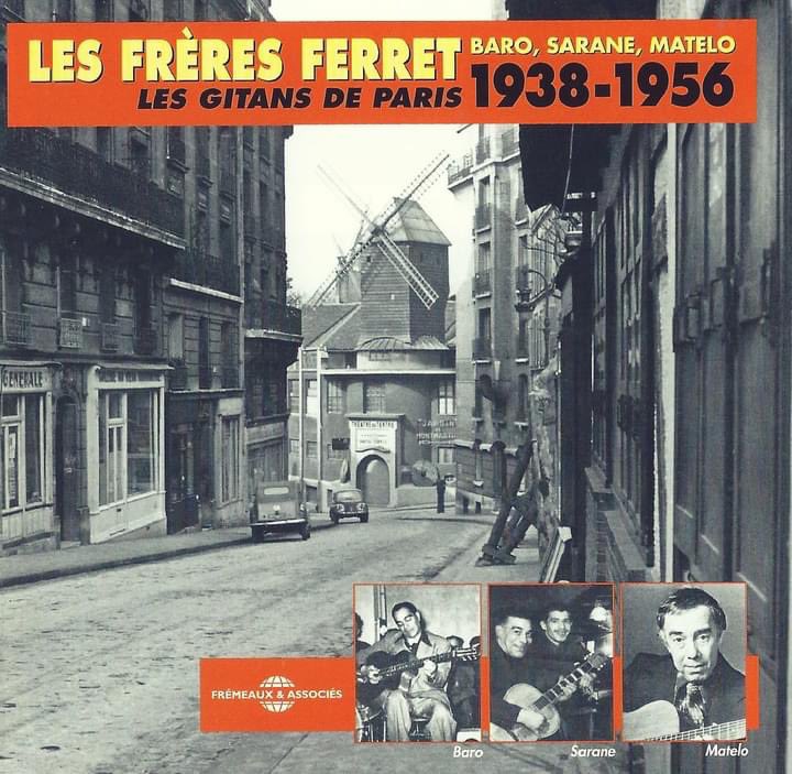 My dad, Paul Ferret loved and was very proud the Ferret Family played with #djangoreinhardt in his band,it was Django’s birthday this week #quintetduhotclubdefrance #manouche #gypsyjazz #chanson #musette #family #lesfreresferret #stephangrappelli #baroferret #music #guitarists