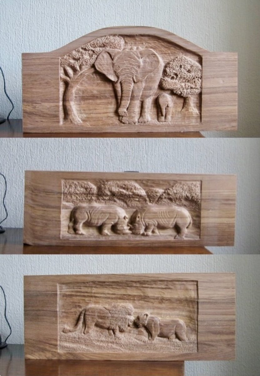 A bespoke chair back carved for a local furniture manufacture carved in iron wood I never did get to see the finished chair