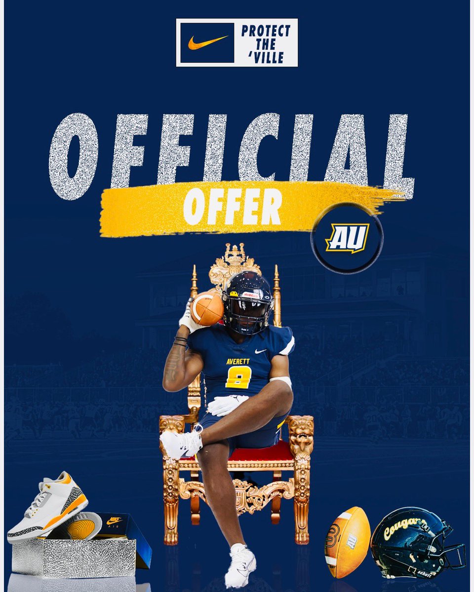 After a Great visit I am blessed to receive an offer from Averett university @CoachHo10 @coachphenry @CoachWills88 @CoachEasley__