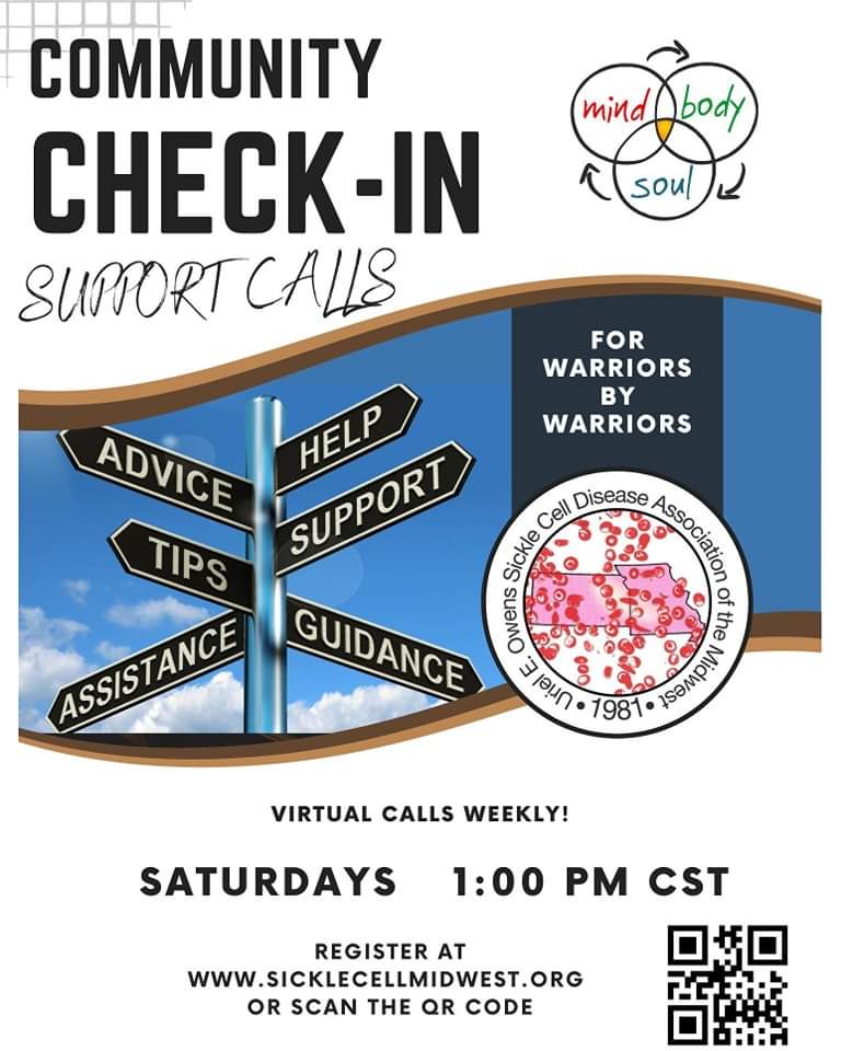 Hey #SCCommunity! This week has been a LOT for our #SickleCell Warriors! Join our Check-In for a Shared Experience Discussion, where Caregivers & Warriors can vent within a safe, judgment-free space. Get your weekly #SickleCellSupport! Sat, Jan. 26, 1PM CT bit.ly/4bcCTLh#Sickle…