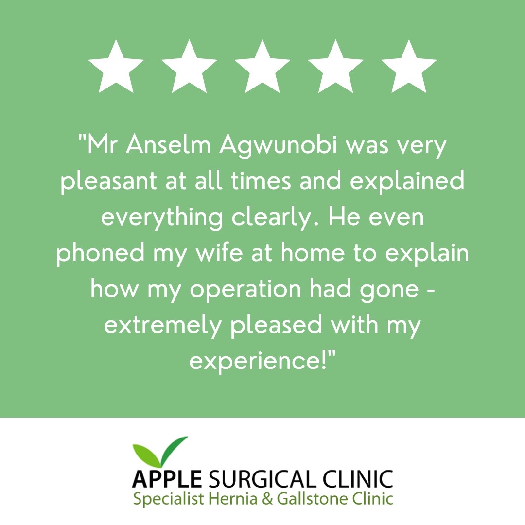 infoapplesurg's tweet photo. ⭐️ We are dedicated to providing high-quality and personalised care for all of our patients. ⭐️

So we’re delighted to share this #FeedbackFriday testimonial from a recent patient of Mr Agwunobi. 💚

Find out more about our services
👉🏽 https://t.co/a5I94TrRxs https://t.co/FKbmUivDzO