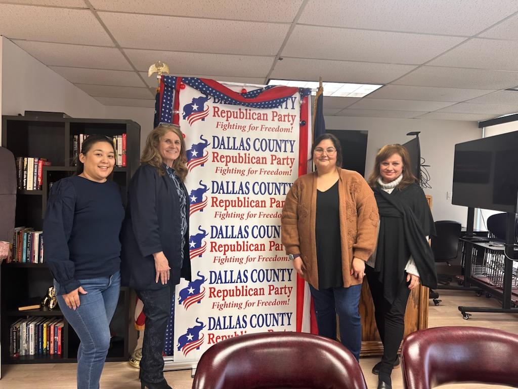 Look who came to see us at @DallasGOP HQ yesterday! Chelseay and Alma from .@TLCforTexas Texas Latino Conservatives! Had a great visit!