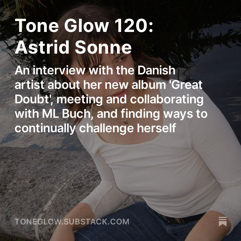 'The main thing I learned about collaborating is to give more freedom to the people I’m playing with... it was about letting things go and experiencing their interpretation of the music.' —Astrid Sonne @misterminsoo talks with Sonne about her new LP 'Great Doubt'