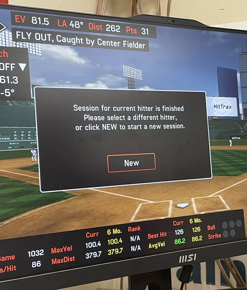 Great day on Hittrax with 100.4 EV and a max distance of 380! High school season is right around the corner. @JRHS_Baseball @VAcardinals @PBRVirginiaDC