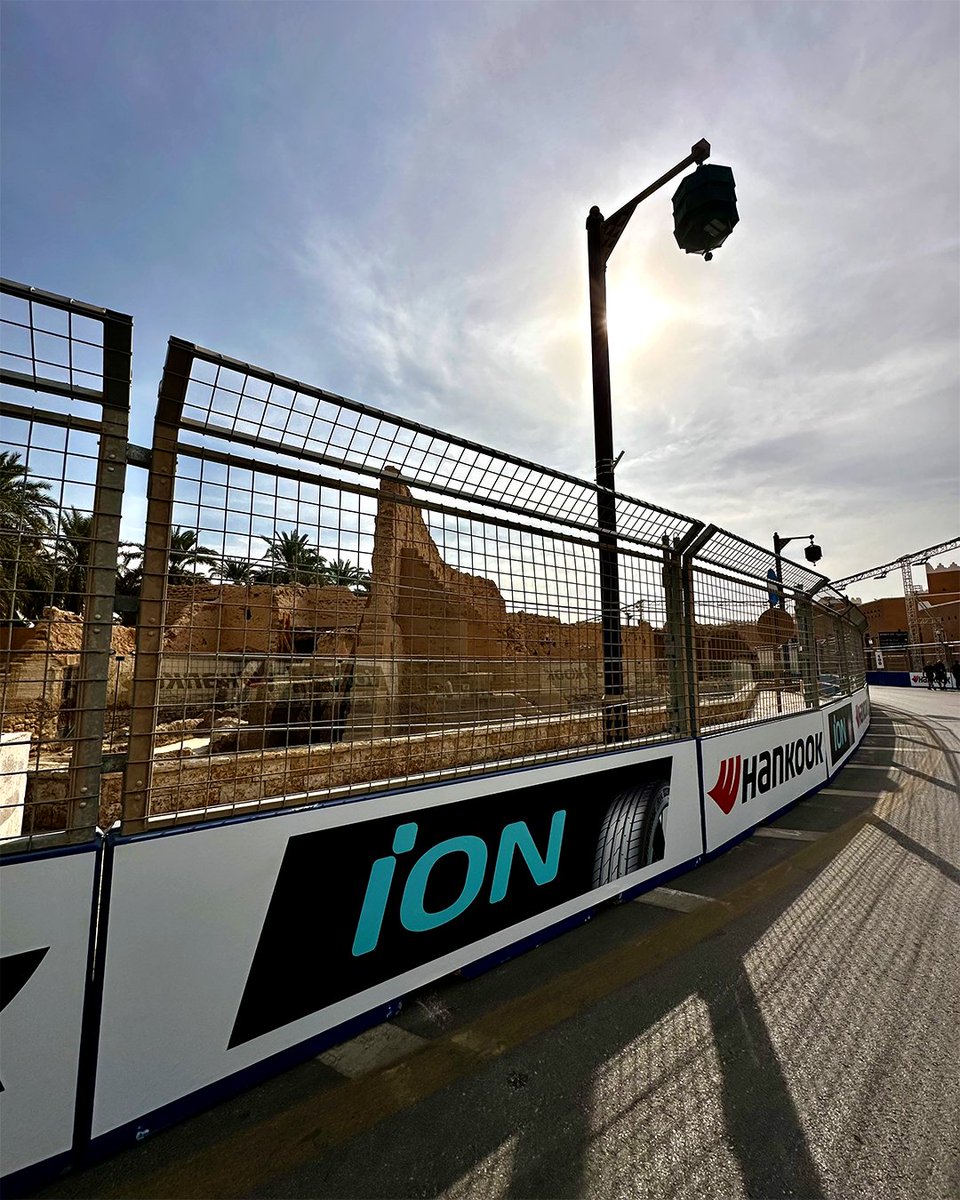 Buckle up, #DiriyahEPrix 🏎💨 Season 10 is underway with Round 3 rolling out tomorrow – and it all happens on our #iON race tires. 🤩 #HankookTire #HankookMotorsports