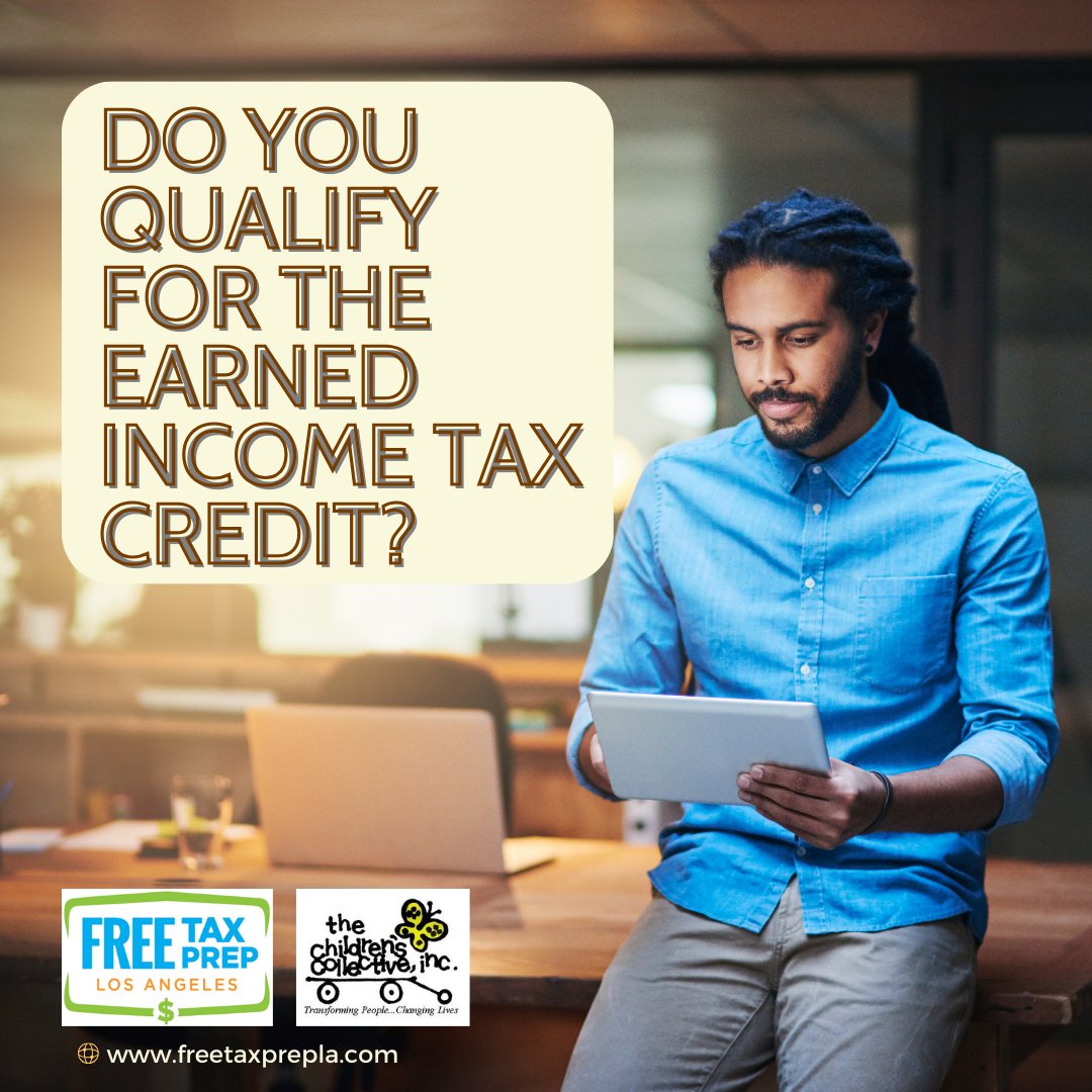 Many working people qualify for the #IRS Earned Income Tax Credit. Do you? Do your loved ones? On #EITC Awareness Day, spread a #FriendlyReminder to anyone who may qualify: ow.ly/FJRr50QulVt 
 
#EITC #EITCAwarenessDay #TheMoreYouKnow #Taxes #FreeTaxPrepLA #FTPLA #Free