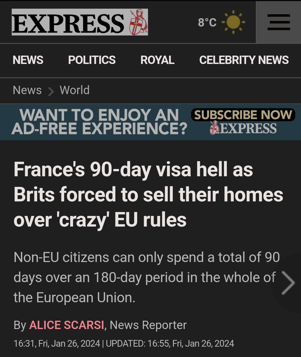 The UK chose to leave the EU and free movement. Brexiters wanted to treat EU citizens in the UK the same as non-EU citizens; therefore  UK citizens in the EU are treated like other non-EU citizens. FFS grow up and stop whining about the consequences of your actions.