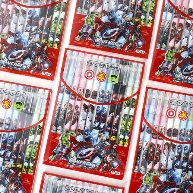 KWProStore's tweet image. Calling all superheroes! 💥 Elevate your writing game with our Marvel Gel Pens Set, now 20% off at KWProStore.com! 🦸‍♂️✨ Express your creativity with this 12-piece collection featuring iconic characters. Don't miss out! #Marvel #GelPens #SuperheroCollection