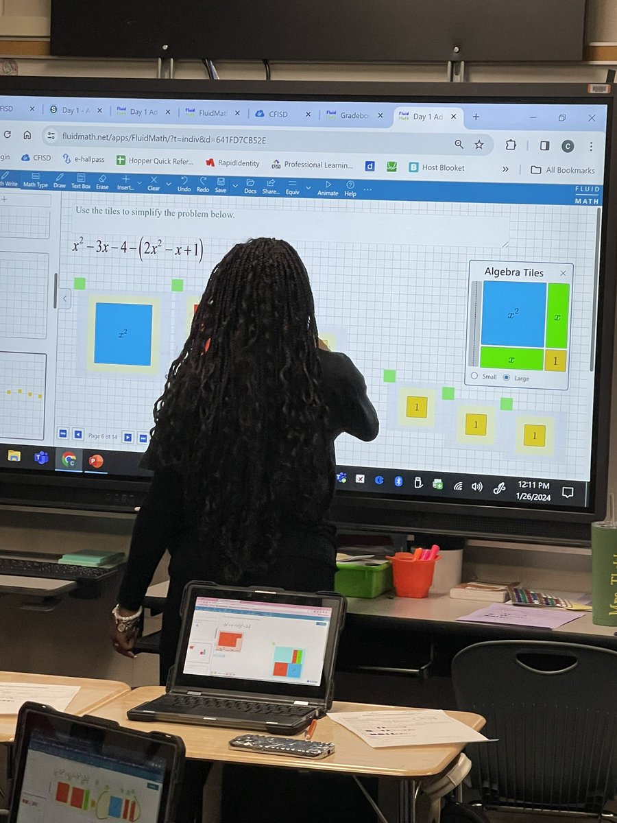 chhaya thakkar (@chhaya2002) on Twitter photo Talk about the engagement! Students are using Fluid math to learn polynomial operations in Algebra1 classroom. Shoutout to <a href="/Fergy4Tech/">Fergy (Tamara Ferguson)</a> for being with us today and guiding us through. Thank you Ms. Foerster for making this happen. #Hopportunity <a href="/feliciahayes03/">Felicia Hayes, Ed.D.</a> Talk about the engagement! Students are using Fluid math to learn polynomial operations in Algebra1 classroom. Shoutout to <a href="/Fergy4Tech/">Fergy (Tamara Ferguson)</a> for being with us today and guiding us through. Thank you Ms. Foerster for making this happen. #Hopportunity <a href="/feliciahayes03/">Felicia Hayes, Ed.D.</a>