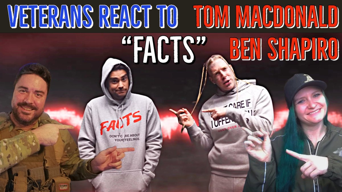 New reaction to @IAMTOMMACDONALD AND @benshapiro 'Facts' is up!

Thanks @GHAL8604 for the help!
👇👇
youtu.be/XGiCAkVQBt8

#tommacdonald #HangOverGang #HOGFamily #HOGArmy #HOG4Life #Music #Rap #FactsSong