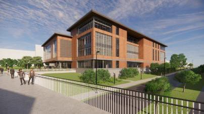 Celebrated the continued progress of our facility project with the beam signing of the Hadley Family Recreation &amp; Well-Being Center. Thanks to the Hadley Family for their generous support to improve the <a href="/UmichRecSports/">Michigan Rec Sports</a> experience!