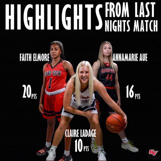 gv_wbb's tweet photo. Vike highlights  comin’ in HOT! 🔥🔥

Faith Elmore with 20p 
Annamarie Aue with 16p
Claire LaDage with 10p https://t.co/yR5wHZCNS5