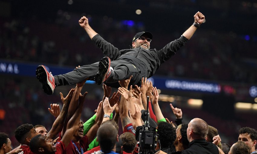 TheRedmenTV's tweet photo. Jürgen Norbert Klopp

Leaving the club in a better place ✅
Brought success ✅
Gave us moments to remember for the rest of our lives ✅
Made the people happy ✅
And so much more ✅

What a ride it’s been…enjoy the final few laps ✊ https://t.co/nW9oCBzMf1