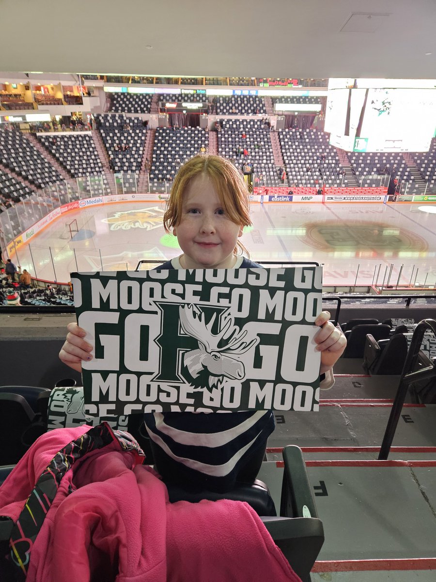 Someone's excited to see the @HFXMooseheads #GoMooseGo