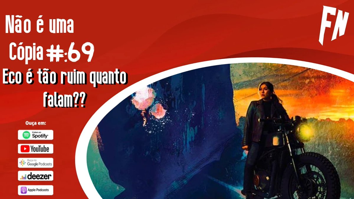 Primeiro “Não é uma Cópia” de 2024!!

<a href="/CharlinhoBrown1/">Charlie Brown</a> , <a href="/TR41L3RP4RK/">Mark (?)</a> e Arthur Vale (Parzi) falam de Eco, a nova série “para maiores” da Marvel disponível no Disney+ e no Star+.

Link: fórumnerd.com/2024/01/nao-e-…