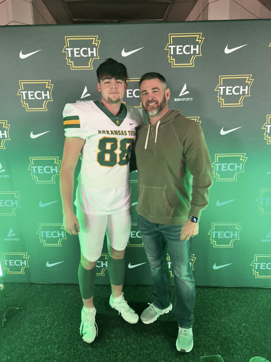 LawsonWorthey's tweet photo. Had a great Visit @ATUFOOTBALL thank you for the invite @Adam_Dulka Had a great time! @EarlGill10 @Coach_Shipp @ArRecruitingGuy @PrepRedzoneAR @ArElite100 @DustinWorthey https://t.co/6nfJDfbfiP