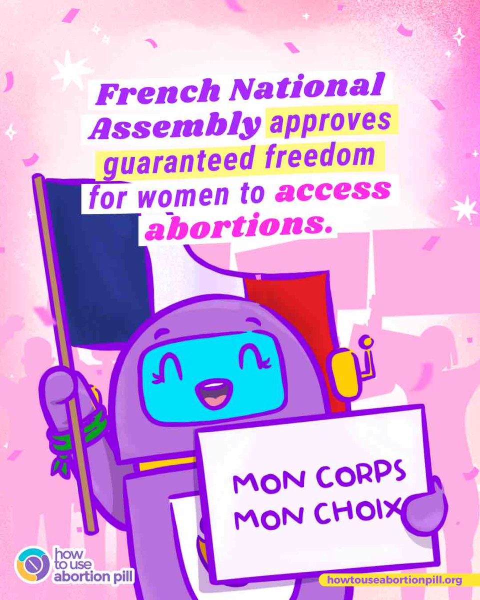 We get excited seeing women’s rights shine! Comment a 🥳 if you’re happy about this new development. #Abortion #AbortionRights #ProChoice