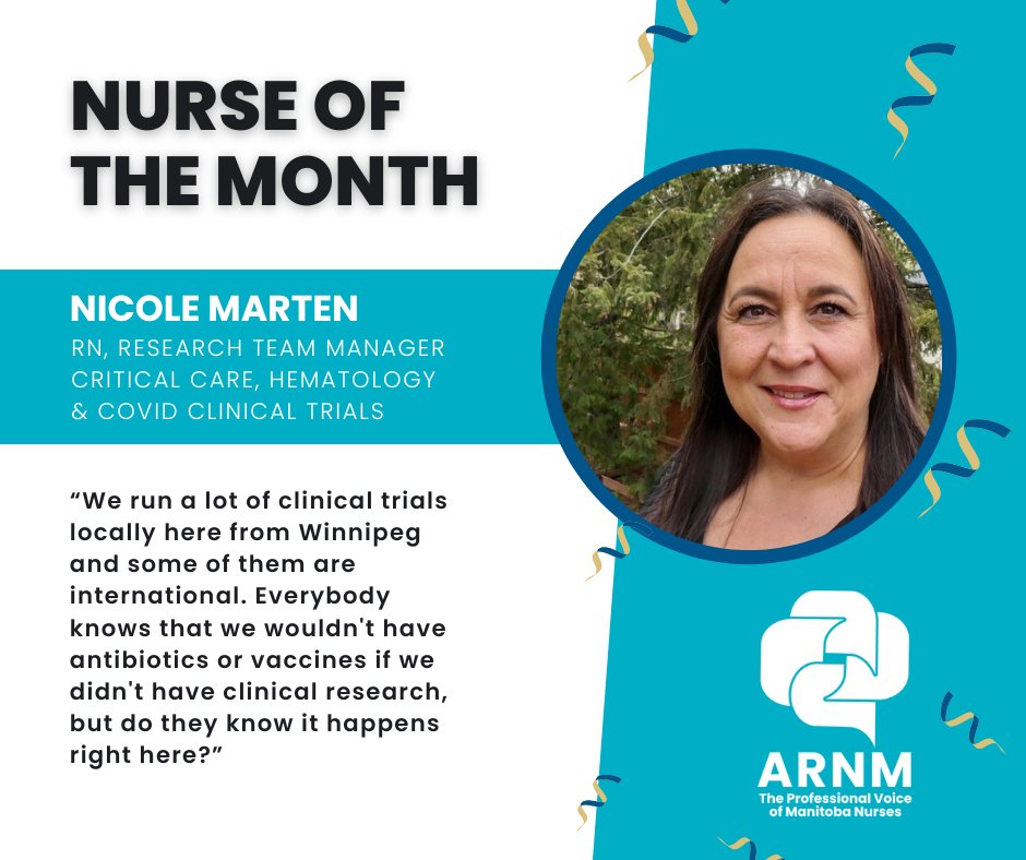 We are super excited to kick off this year by celebrating an incredible Nurse of the Month - Nicole Marten!

Join us in celebrating Nicole and read more about the incredible work she does here: ow.ly/8Gc950Qv1M6

#ARNM #NurseOfTheMonth #NursingExcellence #Nurses #Nursing