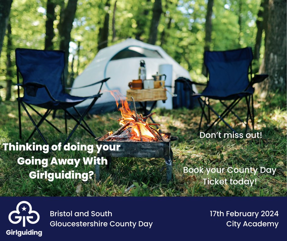 Limited places available, book your ticket today girlguidingsouthwestevents.co.uk/all-forthcomin… Or email training@girlguidingbsg.org.uk for a booking form