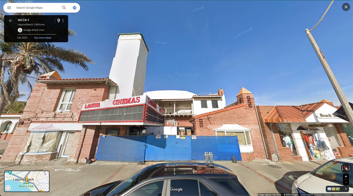 Hivemapper's tweet image. Awesome theater revamp, @Rivian! Looks like Google Street View skipped the premiere, but we&apos;ve got you. 

#Hivemapper doesn&apos;t miss a scene.