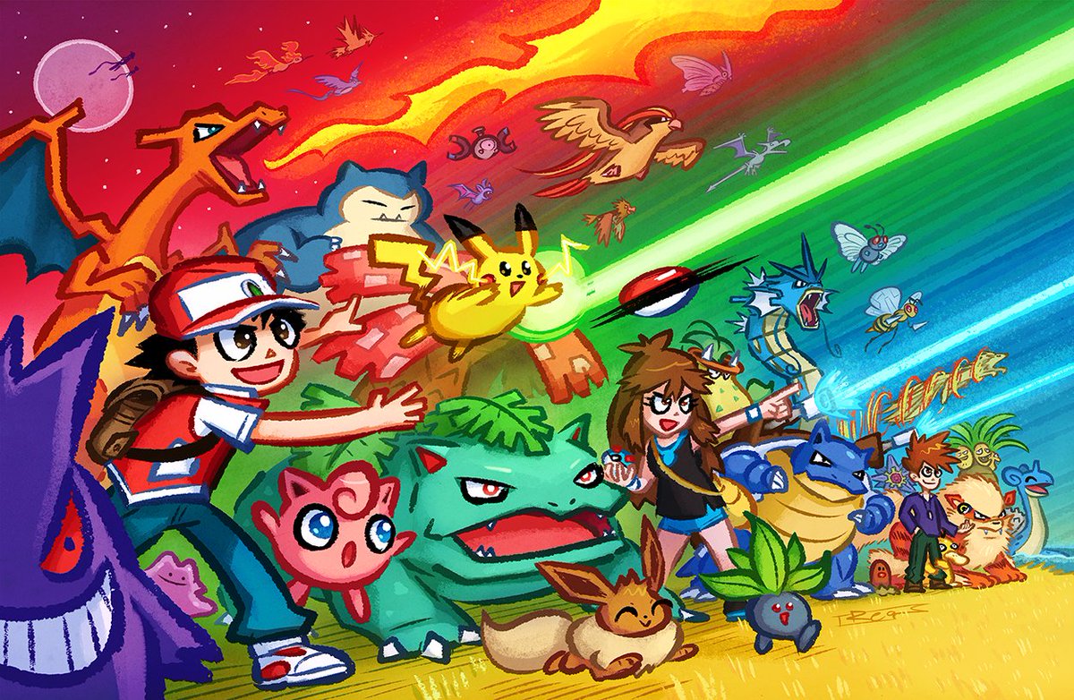 Pokémon Gen 1 🔴🟢🔵🟡