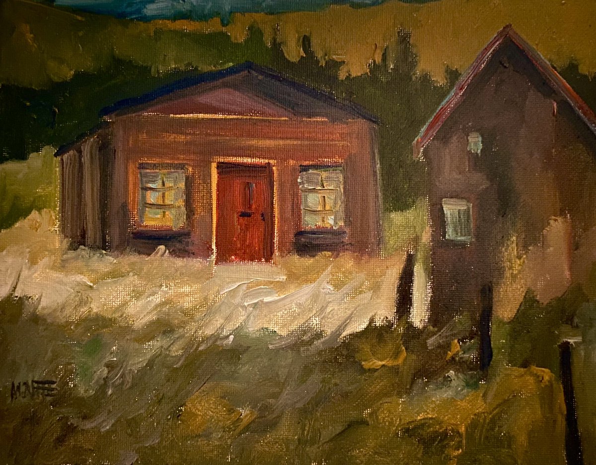 Abandoned Shoe Repair
8”x10” oil on canvas 
Now available #artsale #shoerepair