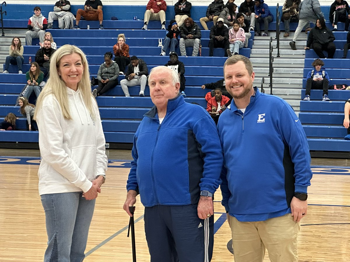 athleticsEHS's tweet image. Eastern was thrilled to welcome back legendary former Athletic Director, Joe Rogers. #FlyEastern