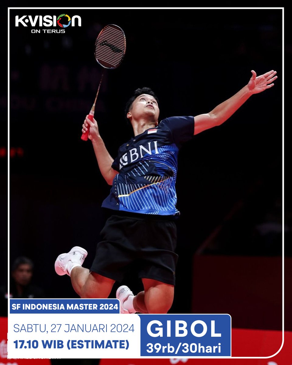 chopie_digital's tweet image. Anthony S. Ginting di semifinal INDONESIA MASTER 2024, LIVE di KVision ON TERUS

Info paket dan aktifasi wa.me/6281320007667
Pembelian lewat shopee linktr.ee/chopiedigital

#chopiedigital #KVision #KVisionOnTerus #TVBerbayar #BWF #Badminton #indonesiamaster2024