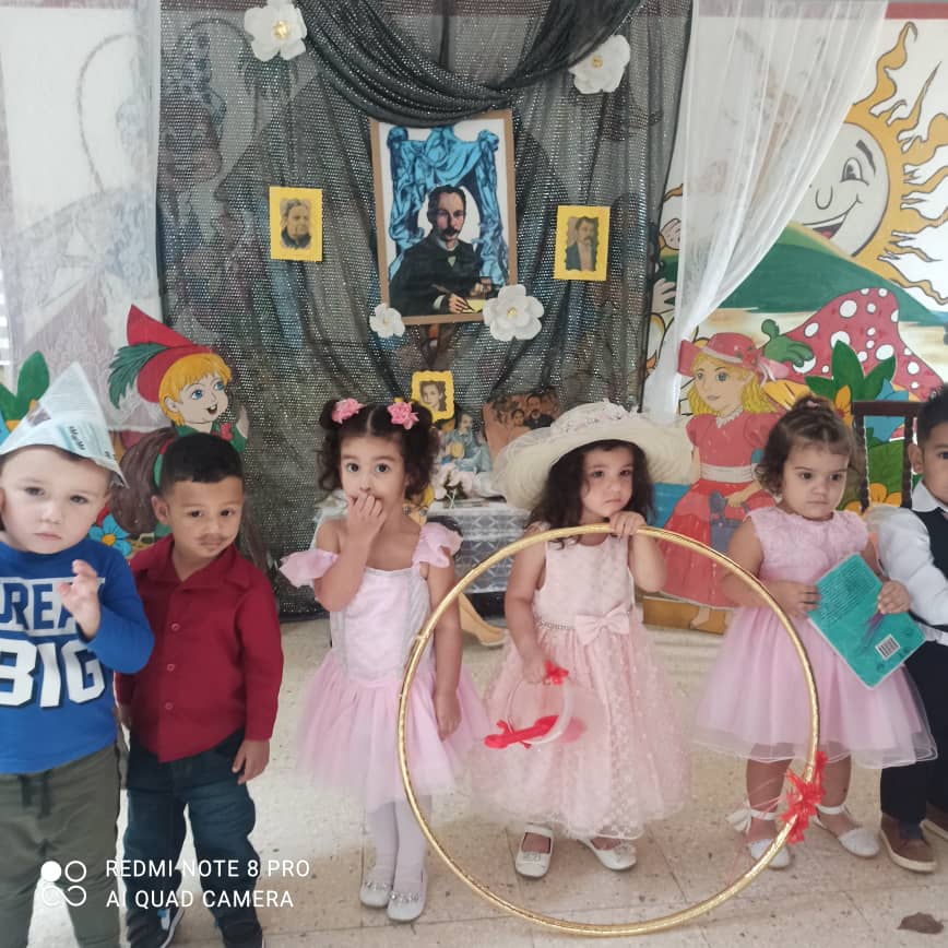 Los niños y niñas de la Primera Infancia rinden homenaje a José Martí desde #CabaiguánEduca #SanctiSpíritusEnMarcha