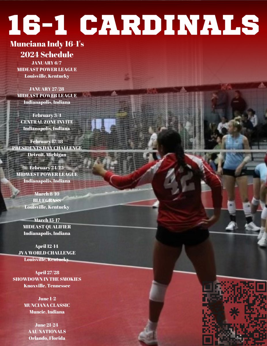 SophiaAnthony26's tweet image. #MEPL Stop 2 tomorrow with @MuncianaINDY 16-1 Cardinals! 
#volleyball #vball #DS #classof2026