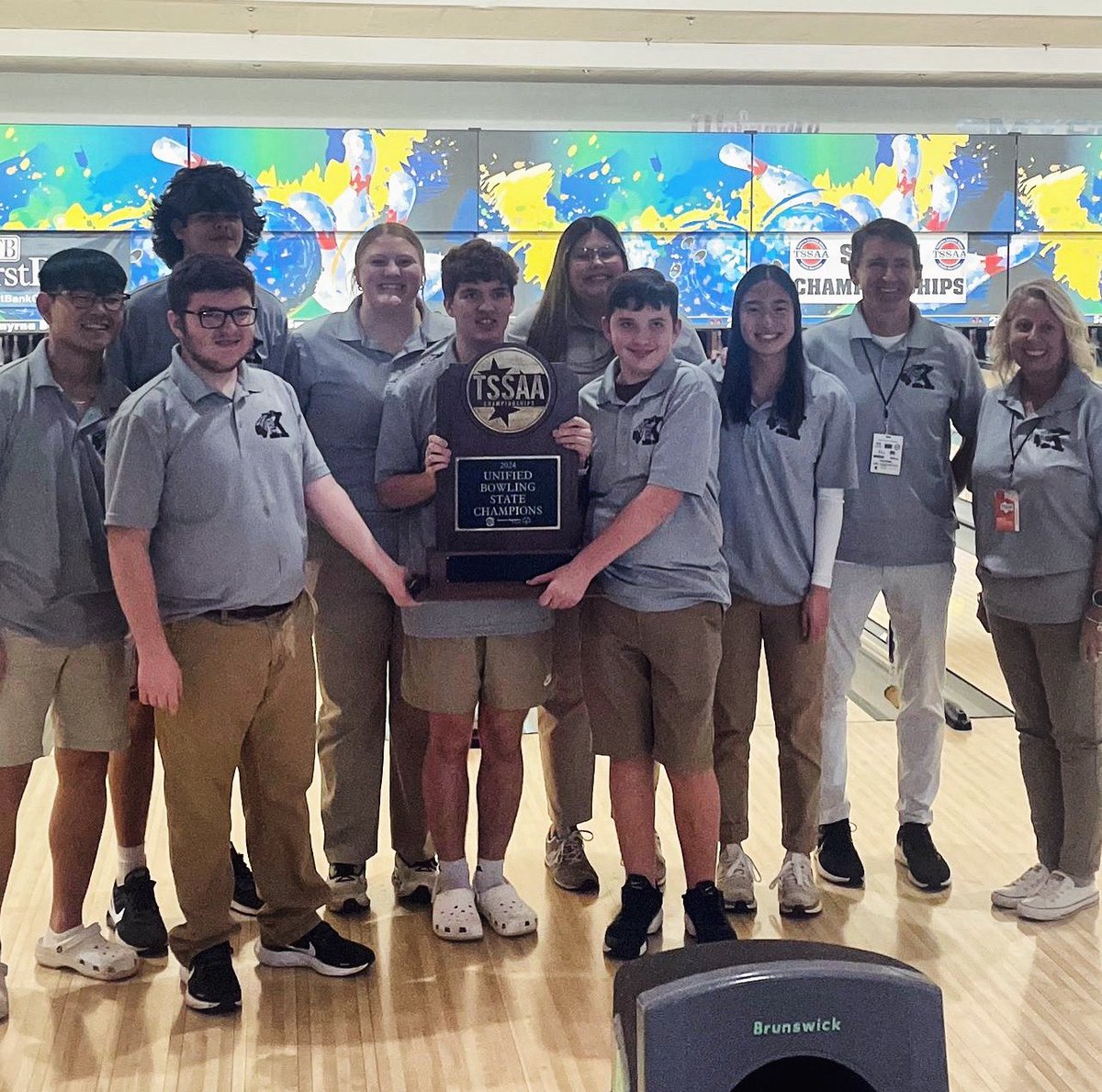 Kingsport City Schools (@kcs__district) on Twitter photo ⭐CONGRATS⭐ to the <a href="/KCS_DBHS/">Dobyns-Bennett HS</a> Unified Sports Bowling team… The 2024 STATE CHAMPIONS! ⭐️🏆🎉 Not too shabby being the first year the team was established! 🎳🔥 ⭐CONGRATS⭐ to the <a href="/KCS_DBHS/">Dobyns-Bennett HS</a> Unified Sports Bowling team… The 2024 STATE CHAMPIONS! ⭐️🏆🎉 Not too shabby being the first year the team was established! 🎳🔥
