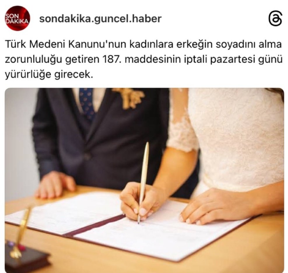 Daha önce #istanbulsözleşmesi, #6284sayılıkanun... Yasalaştıran #Demparti Son olarakta toplumu soysuzlaştıran kanunun teklifi, JET hızıyla yasalaşttı...
Önce komisyona sunulan #SüresizNafaka komisyonda uyutulmuş durumda...

#MHP
#AKP
#TBMM
#Diyanet
#FatihErbakan
#RTErdogan