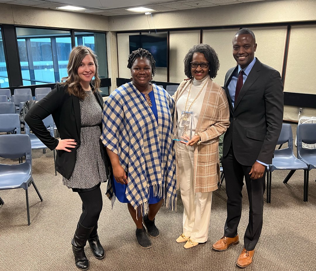 Congratulations to Bridget Hadley, a valued member of the Spark Capital Board, for receiving the Dr. Martin Luther King, Jr. Aspire to Inspire Award in recognition of her commitment to diversity, equity, and inclusion in her role at the City of Omaha. Way to go, Bridget! 🌟
