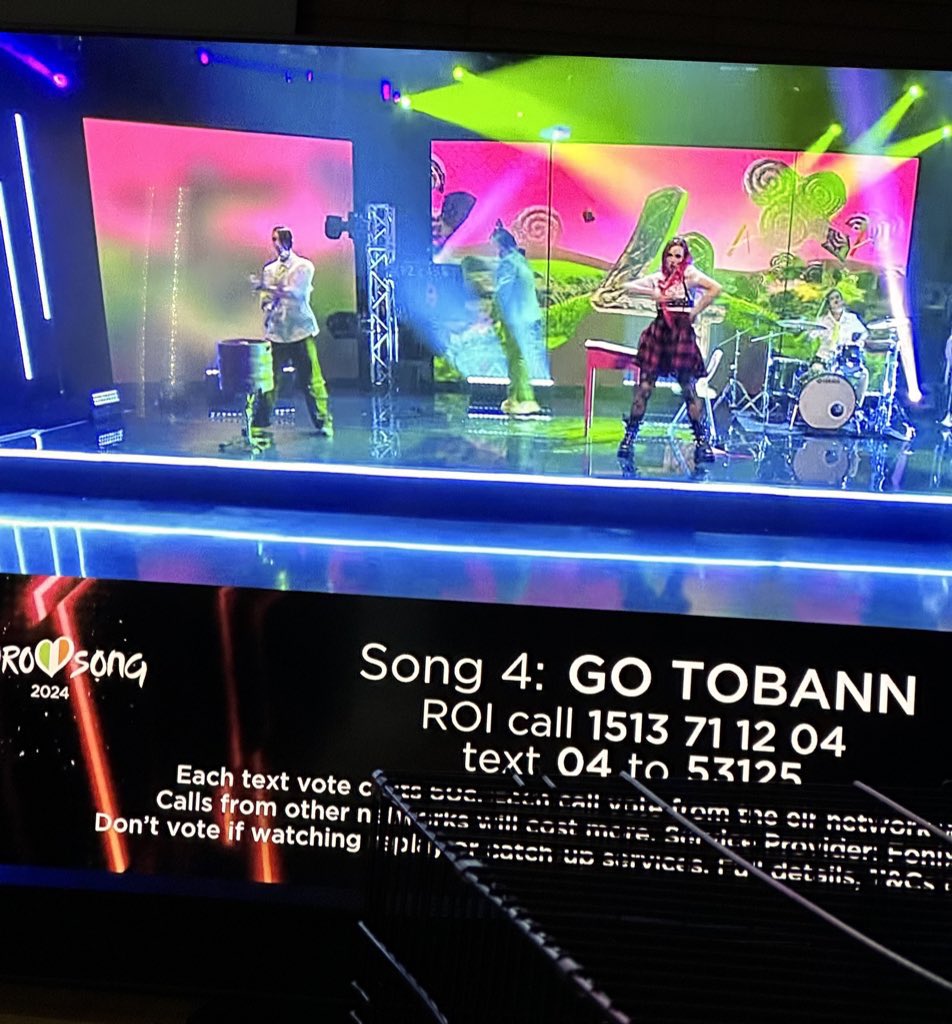 xcasey_b's tweet photo. VOTE GO TOBANN ( 04 ) ๐ฎ๐ช๐โ๏ธ #GOTOBANNATION
#thelatelateshow #eurosong2024 #eurovision หโบโงโหโกหโโงโบห @ailshamusic https://t.co/oe8uWHnRBA