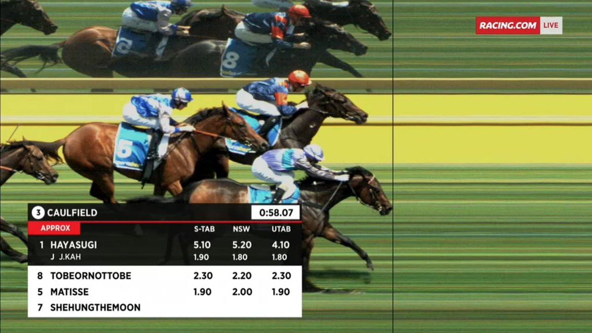 More Black Type for the stable ⭐️

🥈 Black Type on debut in the Group 3 Blue Diamond Preview for Tobeornottobe (Pierata)

🥈 Najem Suhail also second in the WJ Adams stakes after being 3 wide the trip and carrying 6kg more than the winner. Onwards to the Group 1 Oakleigh Plate.