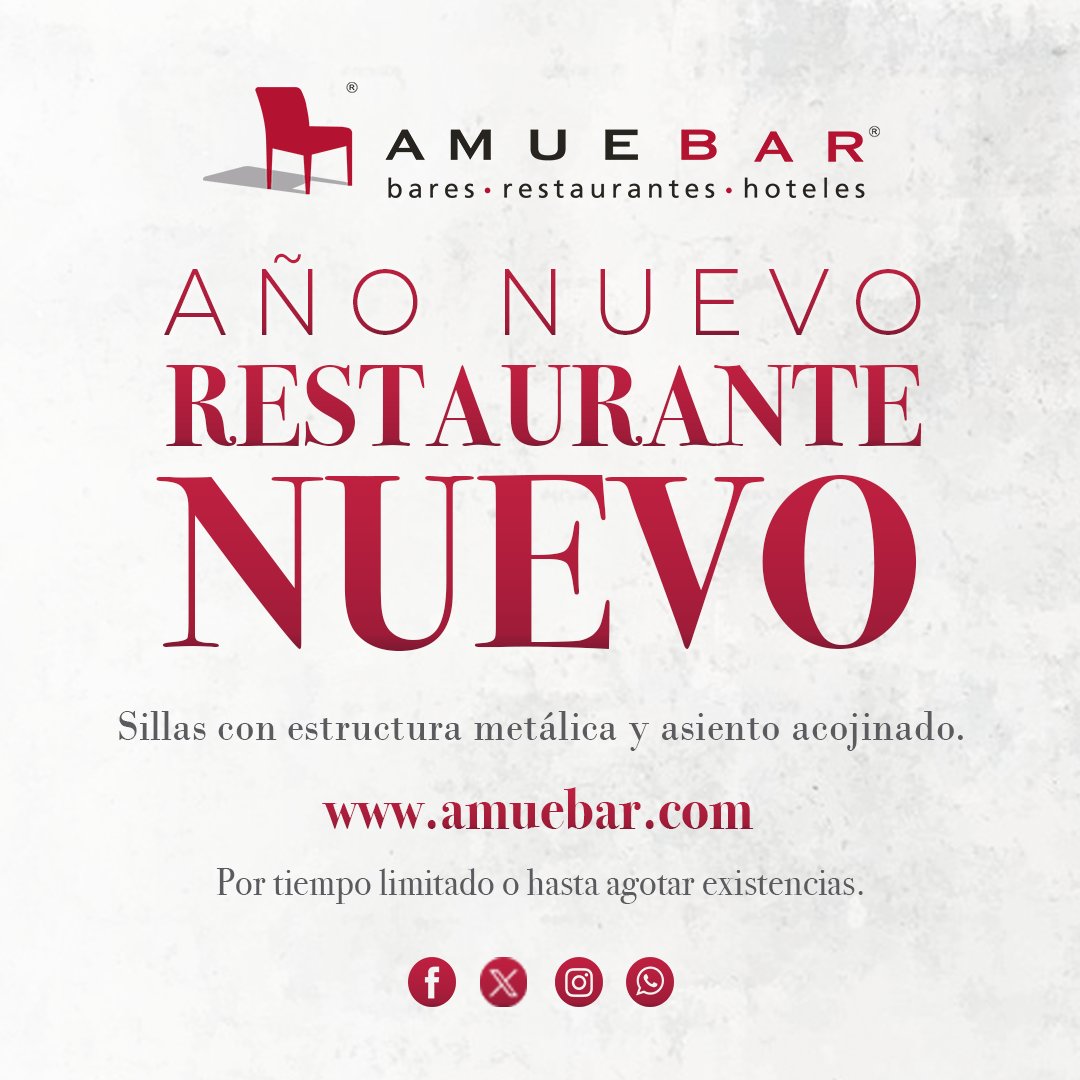 AMUEBAR's tweet photo. #fabricademuebles 😉👉🪑 ¿Quieres amueblar tu negocio? ¡En @AMUEBAR somos expertos en fabricar #mobiliario para #restaurantes, #bares, #hoteles, #comedoresindustriales  y #centrosdeentretenimiento !
Visita nuestra página
👉 https://t.co/RBSWkNdWyv
☎️ WhatsApp: 22 24 13 40 51 https://t.co/CRFAObOJZi
