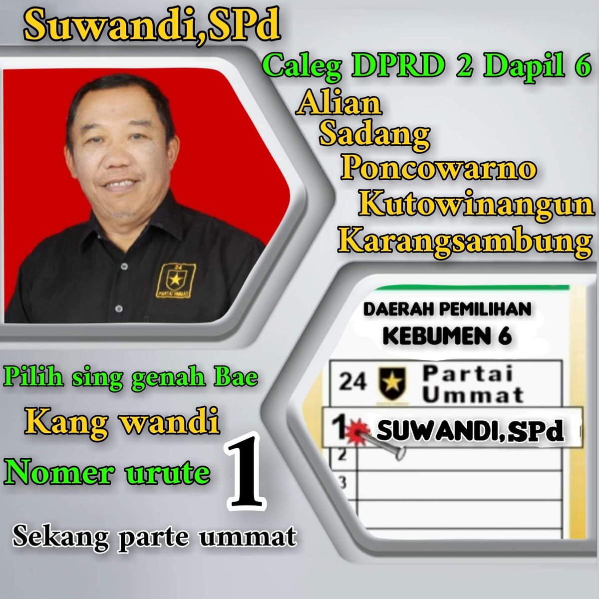 AdiHamidFuadi4's tweet photo. Bismillah
Mohon Doa Restu dan Dukungan Suaranya
#alian
#sadang
#poncowarno
#kutowinangun
#karangsambung https://t.co/YFuFaLDGxi