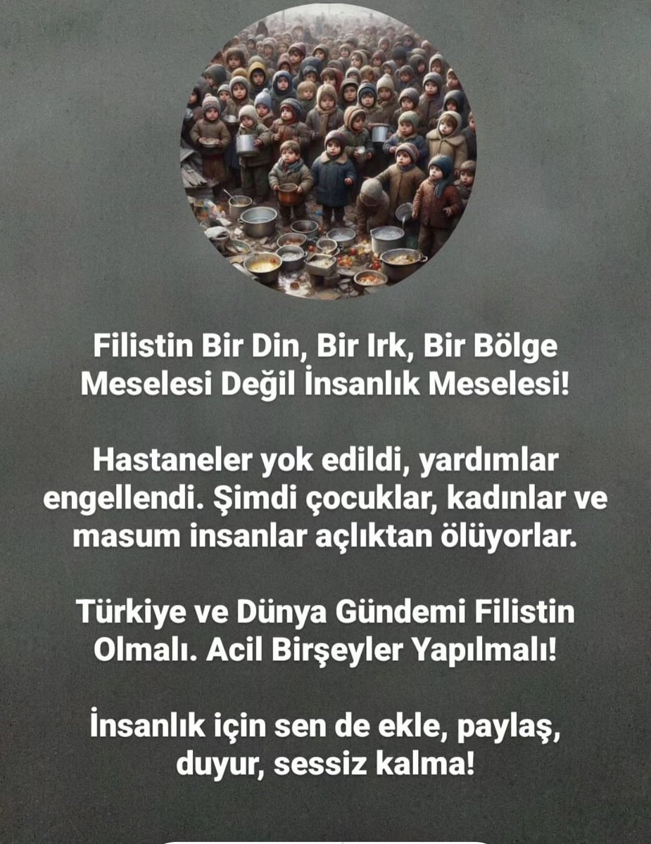 AdilDbsvan's tweet photo. #GazzedeAçlık #FilistindeSoykirimVar #FilistinBenimDavam https://t.co/aQPBVTt2A7