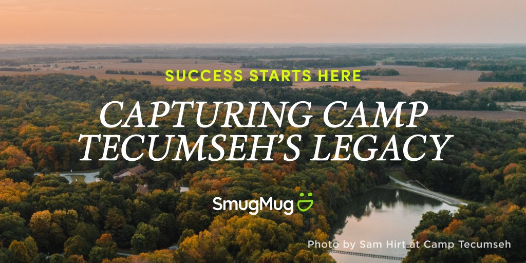 Today we're celebrating SmugMug customer, Camp Tecumseh, turning 100 this year! We sat down with Sam Hirt, Marketing Director, and spoke with him about what it's like serving 30,000+ campers annually and using SmugMug to immortalize Camp Tecumseh's spirit. smugmug.com/development-la…
