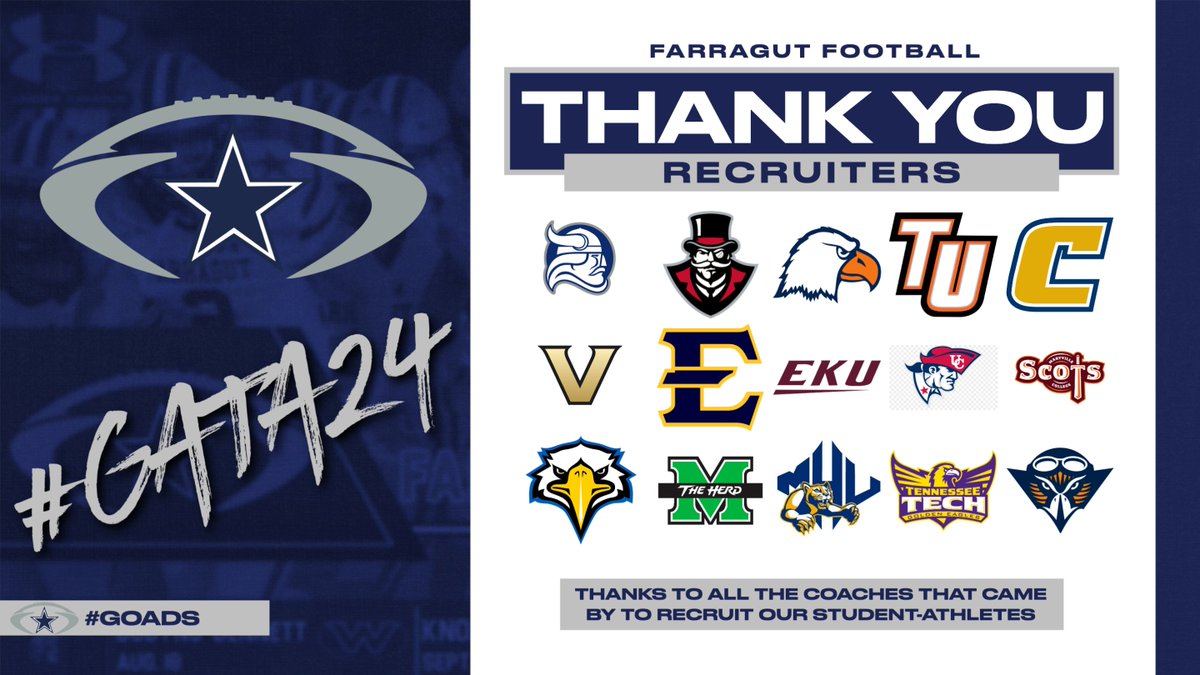 THANK YOU to the coaches that visited this week to recruit our student-athletes! We always enjoy having you on campus!

#GoAds
