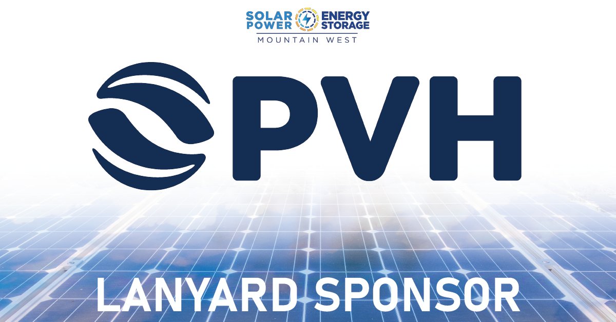 We are excited to have PVH - PVHardware as the official 2024 Solar Power and Energy Storage Conference Lanyard Sponsor! Meet their team Feb 26 – 28, 2024 in Denver. #SSMW24 #Solar #EnergyStorage web.cvent.com/event/db79cfc2…