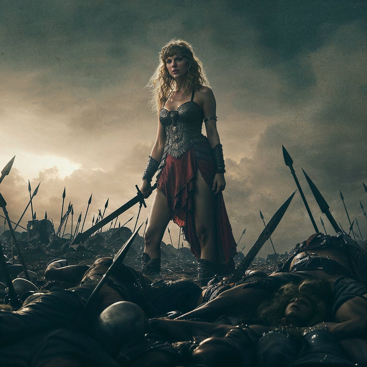 chrisvanarts's tweet image. THIS is the only AI deepfake we need of Taylor. We stan our queen. ♥️♥️♥️ #TaylorSwift #TaylorSwiftAl #TaylorSwiftTheErasTour