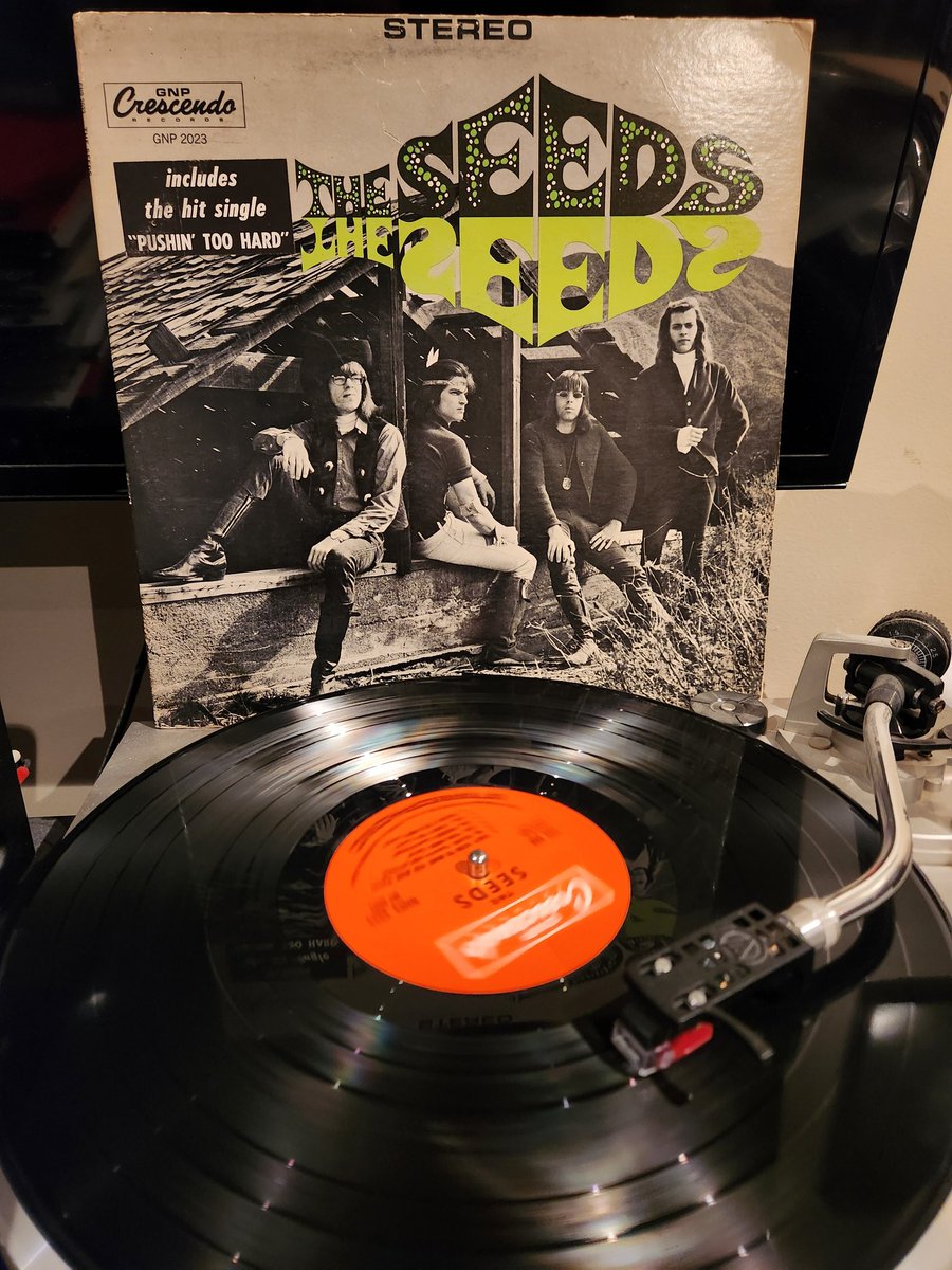 SpinVinyl1's tweet image. #NowPlaying another garage psych classic The Seeds self titled debut! Known best for Pushin' Too Hard the whole album is pretty good and also includes the hit Can't Seem To Make You Mine.
#TheSeeds #PushinTooHard #NoEscspe #EvilHoodoo #LoseYourMind #SkySaxon #vinylrecords