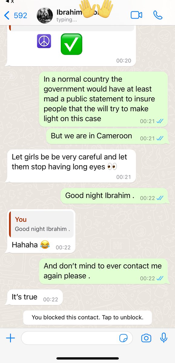 Je ne sais pas ce qu’il écrivait encore …
Je ne suis pas là pour redonner la vus aux aveugles . 
La personne qui voit qu’on doit “éduquer nos filles” là … on va faire ça en se traversant en route . 
#StopBobda