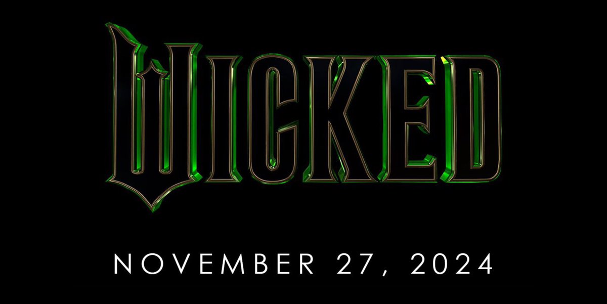 ArianatorFallen's tweet photo. #Wicked has now wrapped filming, it will premiere in theaters on November 27, 2024. https://t.co/aNAUWB8Yt5