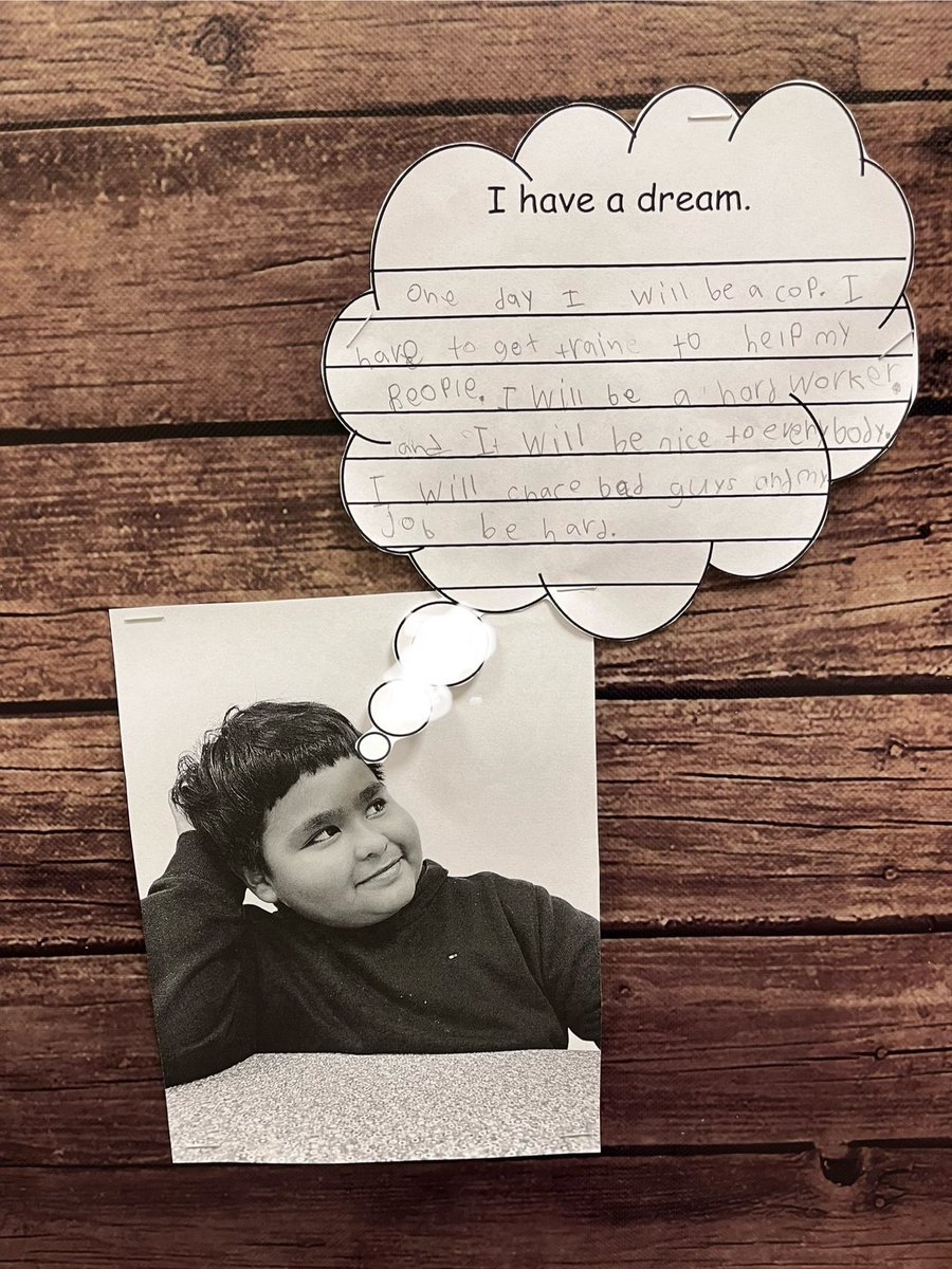 #RedBluffElementary students have big dreams. Ms. Miller’s #MLK bulletin board came out perfect! 
<a href="/PISDELEMSS/">PISDELEMSS</a> 
<a href="/AshleyMiller018/">Ashley Miller</a>