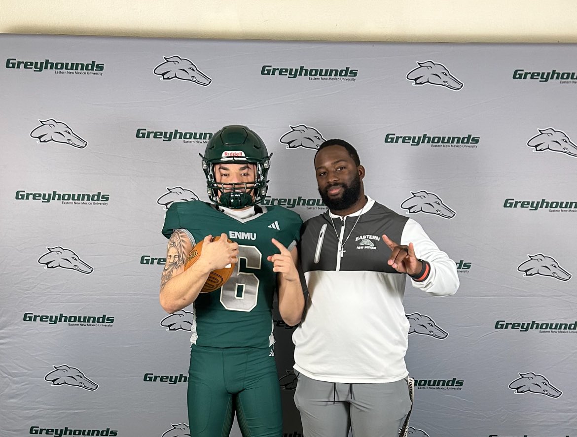 Had a great visit to Eastern New Mexico ! Thank you so much @Coach_BPerkins @CoachKelleyLee @ENMUFootball and the rest of the Eastern staff for such an amazing tour around campus !