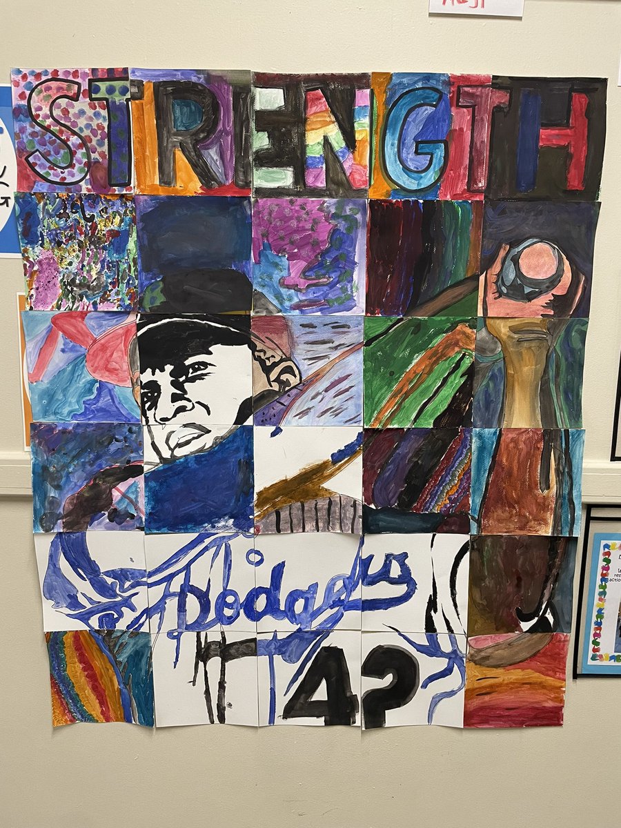 I can’t wait to read their opinion paragraphs on why we should paint a mural to honor Jackie Robinson! 🥰#artsintegration @Comptoncubs @CobbSchools