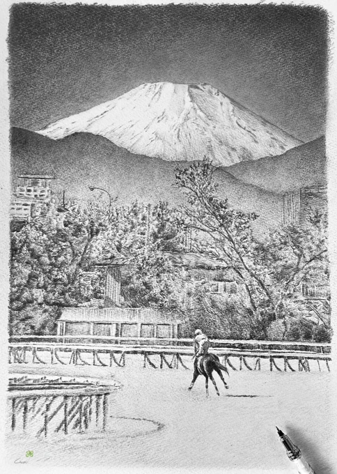 今日は白富士ステークス東京競馬場から富士山見えるかな? 